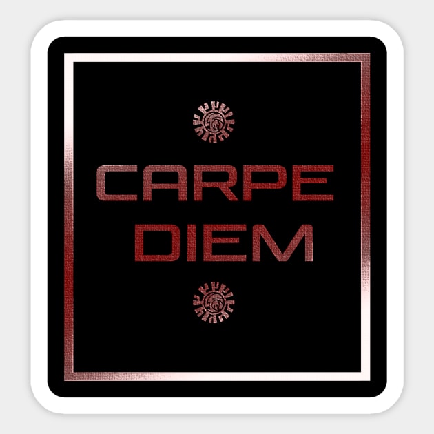 Carpe diem Sticker by The_Photogramer